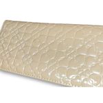 Folli Follie Leather Wallet Card Holder Heart Design Emboss Snap Limited Edition Photo 1