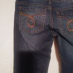 Rue 21 7/8S 32x30 Dark Slim Boot Jeans Short Photo 1