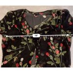 East 5th Women’s Gothic Sheer Button Down Florals Whimsy LARGE Photo 6