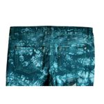 NEW Royal Premium Womens Turquoise Tie Dye Ankle Skinny Leg Jeans Blue Size 6 Photo 6