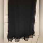 CDC black sleeveless dress with ruffle hem Size 6 Photo 2