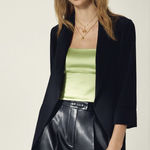 Aritzia  Wilfred chevalier jacket black‎ open blazer Size Small Photo 0