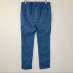 Soft Surroundings Blue Snap Up Ankle Leggings Photo 6