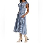 3.1 Phillip Lim
Draped Handkerchief Collar Gathered Waist Midi Dress Size 0 Photo 3