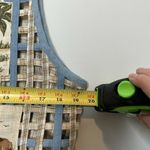 Vintage Linen Cotton Blend Open Woven Vest Safari Animals Size Medium India Photo 4