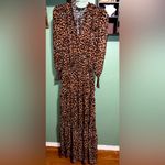 Boston Proper Cheetah dress  Modest animal print dress • maxi length • Photo 1