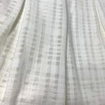 Vince  Grid‎ Weave Skirt Women's 6 White Photo 3
