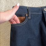 Alice + Olivia Rye High Waist Faux Leather Denim Maxi Skirt 27 NWT Photo 7