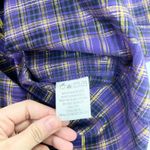 Wrangler  Womens Western Shirt Large Pearl Snap Metallic Plaid Cowboy Rodeo Ranch Photo 7