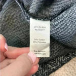 CAbi  black, white, and grey speckle tweed vest top in size small Photo 3