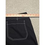 Maeve Anthropologie The Colette Wide Leg Black Crop Pants Contrast Stitch Sz 16W Photo 8