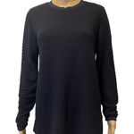 COS  Black Textured Long Sleeve Sweater size Photo 0