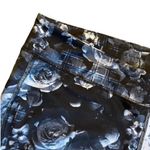 Champion Women’s Brand Blue Floral Patterned Yoga Athleisure Capris Size Medium Photo 1