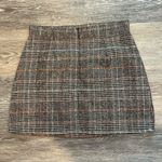 Plaid Mini Skirt Multiple Size L Photo 2