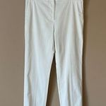 Max Mara | White Ankle Length Trousers Sz EU 42 Photo 0