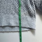 Free People Purple Open Weave Cropped Snowdrift Pullover Top Sweater Size Small Photo 4