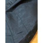 Willi Smith Vintage Y2K Black 100% Silk Dress Pants Cropped Beaded Lace Hem 10 Photo 3