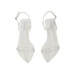 Tony Bianco Fast Heels in Milk Capretto White 7 New with Box Womens Low Sandals Photo 2