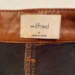 Wilfred Aritzia,  Melina, faux Leather Pants,‎ Brown, soft as butter, size 4 Photo 2