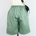 Vintage 100% Cotton Shorts in Light Green | Size S Photo 5
