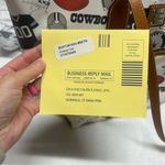 Dooney & Bourke Dallas Cowboys NFL Football Purse Shopper Tote White Large NWT Photo 6