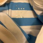 A New Day Womens  blue white stripe crop top Photo 1