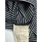 Bebe Black & White Striped Fitted Tank Top Casual Summer Sleeveless Shirt Photo 4