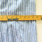 Lane Bryant  Striped Sash Belt Blue Long Sleeves Button Down Long Sleeve Shirt 20 Photo 4