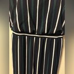 Eliza J  Navy Multicolor Striped Jumpsuit Photo 5