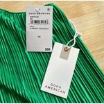 Good American Plisse Bungee Strap Crop Top in Summer Green - Size 5/6 2X/3X NWT Photo 4