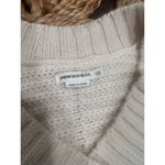 Paper Denim & Cloth  Womens Oversized Minimalist Chunky Knit Wool Sweater XS Photo 4