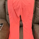 Koi Coral Scrub Pants with Navy Accents Pink Size M Photo 4