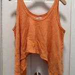 Free People  Women's Sing La La Handkerchief-Hem Tank Top Orange Size Xsmall Photo 1