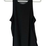 The North Face Women Large FlashDry Black Sleeveless Back Top Mesh Tank Athletic Photo 0