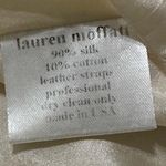 Lauren Moffatt Vintage 90’s Women’s Size 2 Blue Pink Cream Silk Babydoll Dress Photo 7