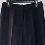 Neiman Marcus $295  Black Women's Silk Woven Straight Leg Pants Size 10 Photo 1