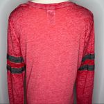 BATMAN Harley Quinn Red Gray Graphic Long Sleeve Shirt Juniors Large Size undefined Photo 6