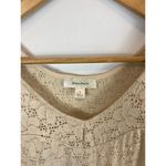 Dress Barn NWT Floral Knit Dress Tan Size 4 Photo 3