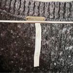 Free People  Charcoal Gray Cotton/Wool Blend Pullover Sweater Size Medium Photo 3