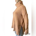 Aerie  American Eagle Color brown Knot Chenille Turtleneck Sweater size XS Photo 4