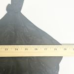 Womens Vintage 90s Whimsigoth Dark Romantic Black Floral Jacquard Dress Size L Size L Photo 8