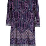 BCBGMAXAZRIA  printed work dress long sleeve Photo 0