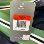 Nike Cropped Low Rise Stretch Pants with Drawstring NWT Size Large Black Green Photo 8