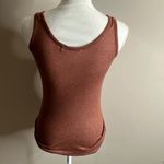 Chloe K  size small brown sparkle knit tank Photo 6
