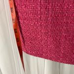 Ann Taylor  Pink Tweed Shoulder Button Shift Dress - Size 4 Photo 3
