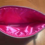 TARTE Bohemian Tropical Sequined Pink and Gold Classic Zippered Cosmetic Bag Photo 6