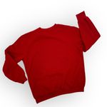 Vintage Christmas Red Cat In Basket Sweatshirt Long Sleeve Crew Neck Size L Photo 3