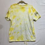 On Fire Yellow‎ and White Graphic T-Shirt Women’s 2X Photo 5