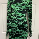 Green Lightning Turtleneck Long Sleeve Glove Party Mini Dress Size L Photo 6