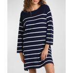 La Blanca  Womens Yacht Club Boat Neck Dress Swim Cover up XSmall Indigo Photo 10